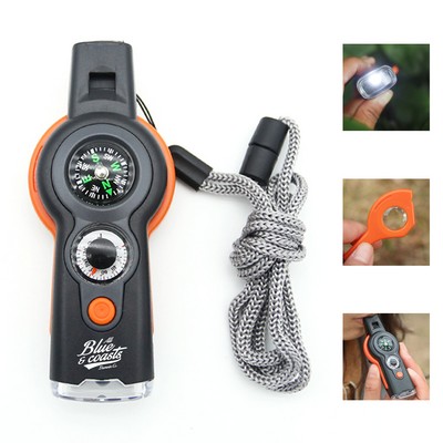 7-in-1 Emergency Survival Function Whistle