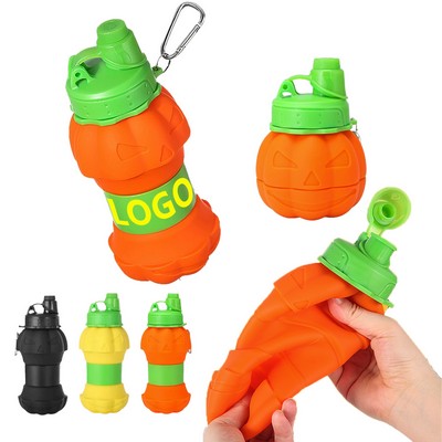 Halloween Collapsible Silicone Pumpkin Cup