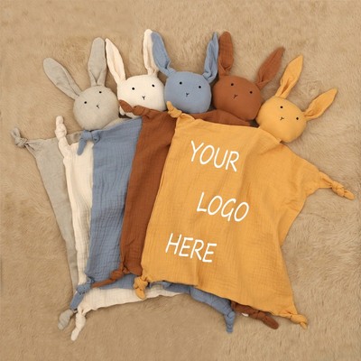Baby Bunny Muslin Comfort Blanket