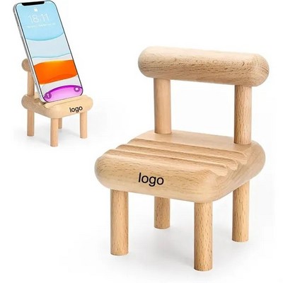 Premium Wooden Phone Stand for Desk and Office Use
