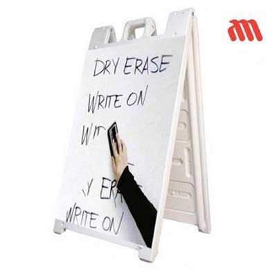 A-Frame Sidewalk Sign W/ Dry Eraser Lamination