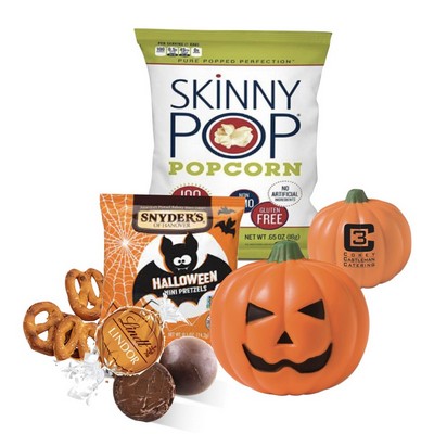 Pumpkin Stress Ball with Snacks Kit