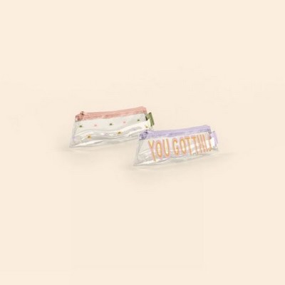 Clear Vinyl Fiddlesticks Small Pouch