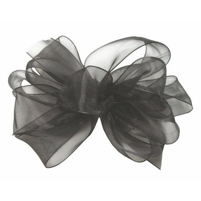 Large Black Simply Sheer Asiana Ribbon