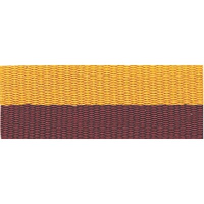 7/8" Maroon/Gold Neck Ribbon with Snap Clip