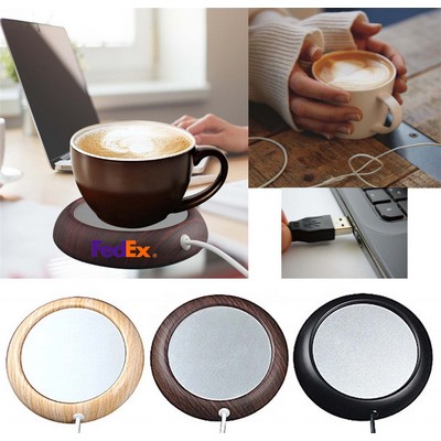 Promotek iBank® USB Cup Warmer (Dark Wood)
