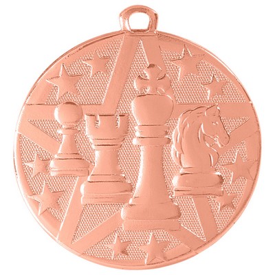 2" Bronze Superstar Chess Medal