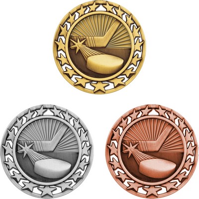 Stock Star Sports Medals - Hockey
