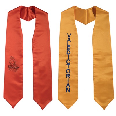 One Side Embroidery Stole- Special Order