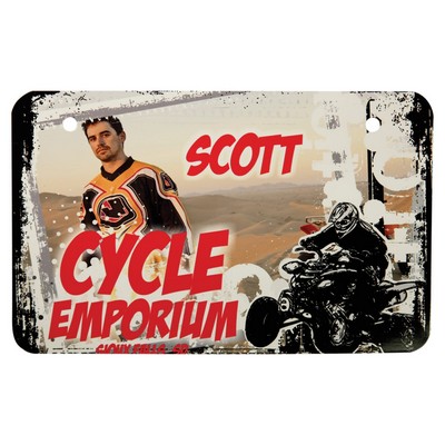 5" x 8" Aluminum Motorcycle License Plate