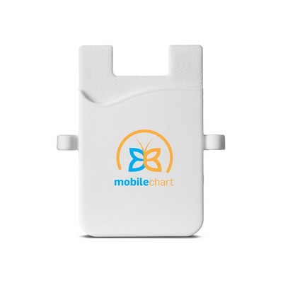 Silicone Smartphone Pocket with Earbud Loops