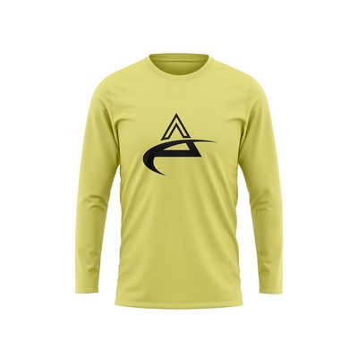 Adult and Kids' Custom 6.2 oz Cotton Long Sleeve T-Shirt - DTF, Screen Print, Heat Press