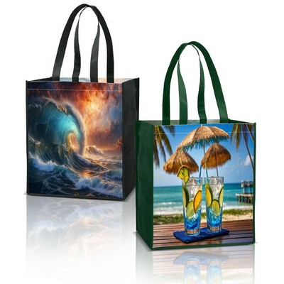 13" W X 15" H X 10" D Laminated Non-Woven Tote Bag