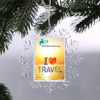 Snowflake Square Photo Frame(Large)