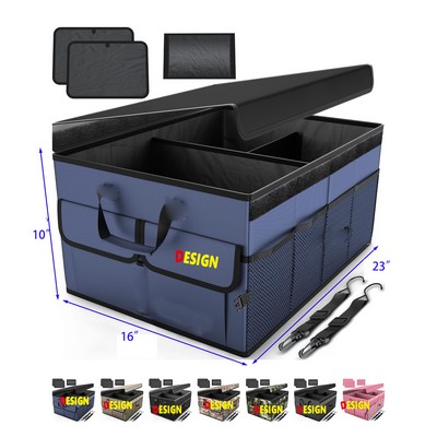 Car Trunk Organizer Collapsible Multi Compartment Car Organizer