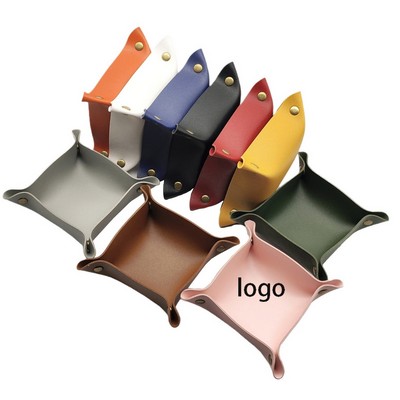 Leather Storage Tray
