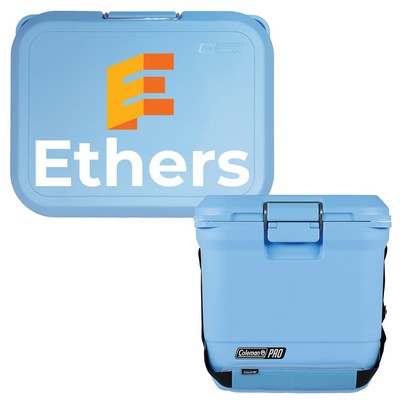 Coleman Pro 25-Quart Hard Cooler - blue sky