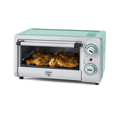 GreenLife Compact Air Fryer Oven Turquoise