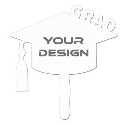 Customizable Graduation Cap Noise Maker Fan