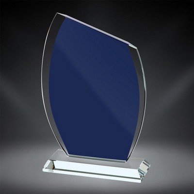 9 3/8" x 6" - Azure Peak Glass, Blue