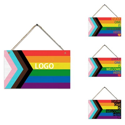 Wooden Rainbow Wall Decoration