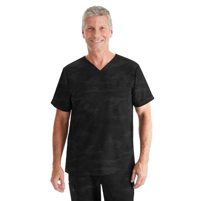 Healing Hands - HH PL Jacquard - Men's Box Pleat Top