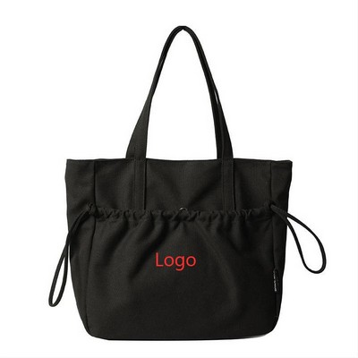 Casual Single-Shoulder Canvas Tote Bag