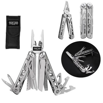 17-in-1 Compact Pocket Multitool for Everyday Carry & Survival