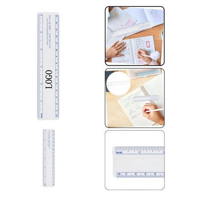 Clear 12 Inch Plastic Ruler