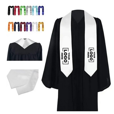 Classic Graduation Stoles Unisex Adult 72" / 60" Long