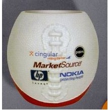 4" Football Can Cooler/ Pencil Cup