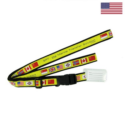 1" Woven Luggage Strap - "Elite" Weave