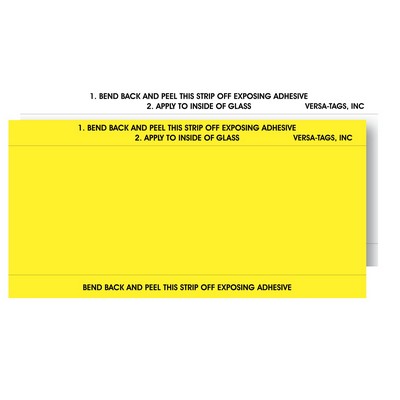 Stock Blank Mini Sign