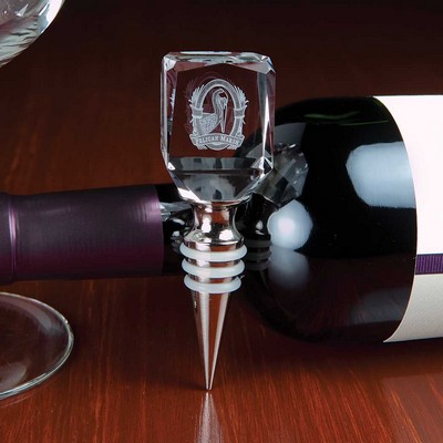 Rectangular Crystal Wine Stopper