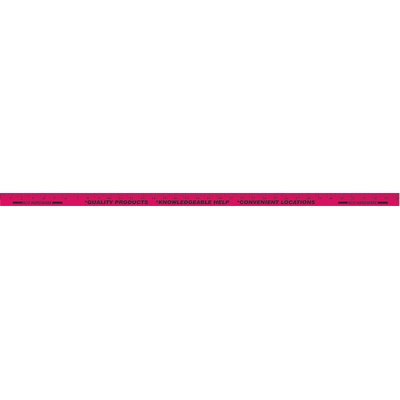 Fluorescent Enameled High Gloss Lacquer Yardstick