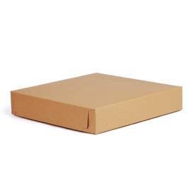 Natural Beige 2 Piece Lock Corner Design Gift Box (12" x 12" x 2.5")