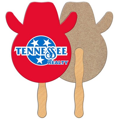 Cowboy Recycled Hand Fan