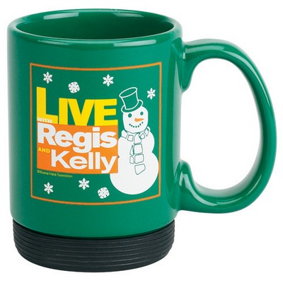 15 Oz. Matte/Gloss Black Soft Bottom Mug