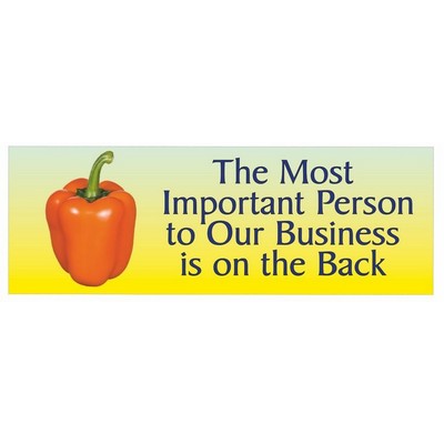 Orange Bell Pepper Panoramic Hand Mirror (1 5/8"x4 5/8")