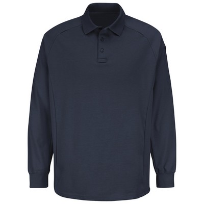 Horace Small® - New Dimension® Long Sleeve Unisex Dark Navy Polo Shirt