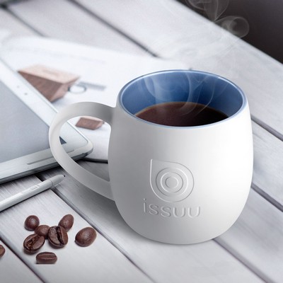 12 Oz. White Quartz Tea & Coffee Mug