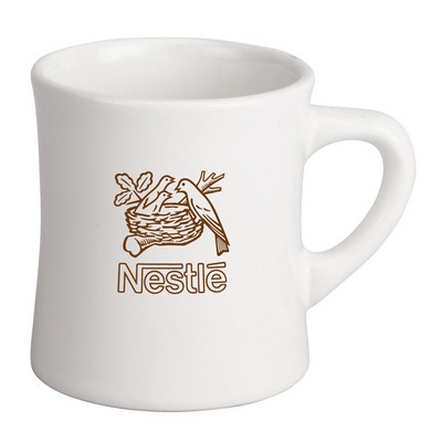 12 Oz. Matte/Gloss Old Fashion Diner Mug