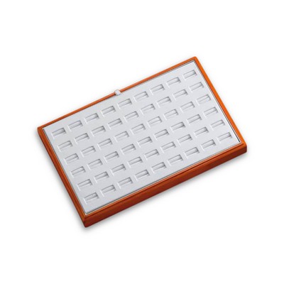 54 Ring Slot Tray w/Maple Wood Border
