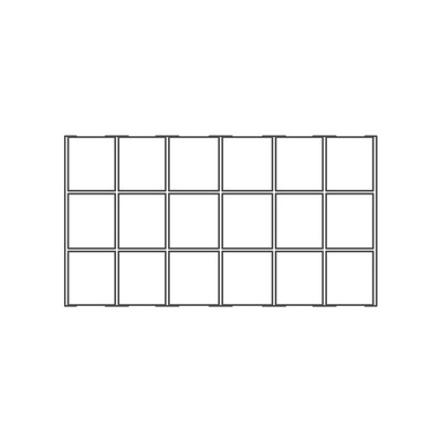 18 Compartment Full Size Tray Liner