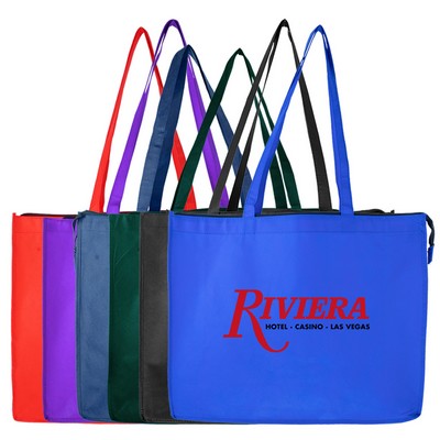 Polypropylene Tote Bag w/ Zipper (Extra Large)