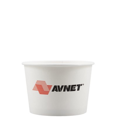 12 oz Paper Food Container - White - Tradition