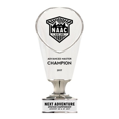 White Alto Ceramic Trophy Cup