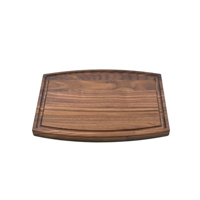 Arched Walnut Wood Cutting Board