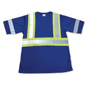 Poly Wicking Royal Blue T-Shirt