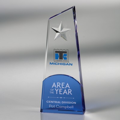 Polaris Star - Medium optical crystal award